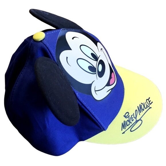 DISNEY- KIDS MICKEY MOUSE EMBROIDED YOUTH BASEBALL HAT ADJUSTABLE BACK CLOSURE - Picture 3 of 5
